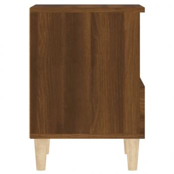 Nachttische 2 Stk. Braun Eichen-Optik 40x35x50 cm