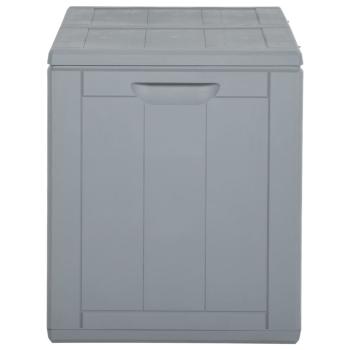 Garten-Aufbewahrungsbox 180 L Grau PP Rattan