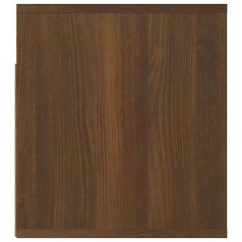 Wand-Nachttisch Braun Eichen-Optik 50x36x40 cm