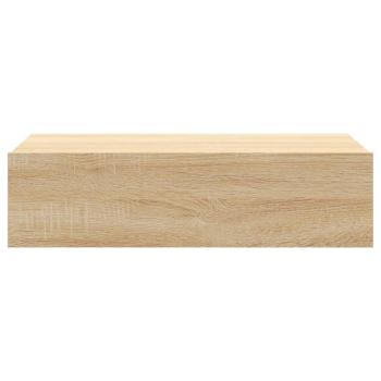 TV-Schrank mit LED-Leuchten Sonoma-Eiche 60x35x15,5 cm