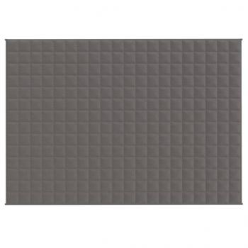Gewichtsdecke Grau 140x200 cm 10 kg Stoff
