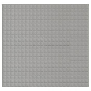 Gewichtsdecke Grau 220x235 cm 11 kg Stoff