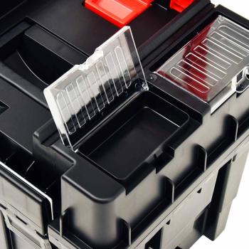 Werkzeug-Organizer Trolley mit Griff 45x36x90 cm
