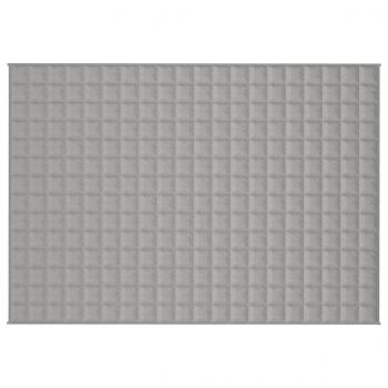 Gewichtsdecke Grau 135x200 cm 6 kg Stoff