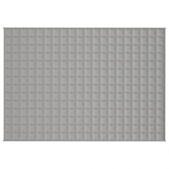 Gewichtsdecke Grau 137x200 cm 6 kg Stoff