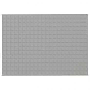 Gewichtsdecke Grau 155x220 cm 7 kg Stoff