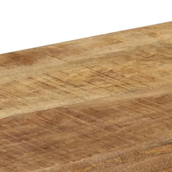 Konsolentisch 120x35x76 cm Stahl und Massivholz Mango