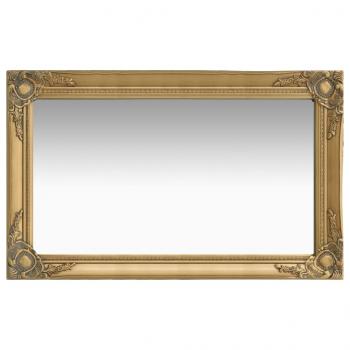 Wandspiegel im Barock-Stil 50 x 80 cm Golden