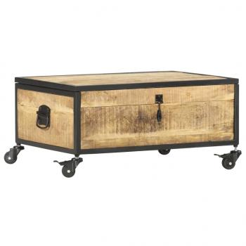 Couchtisch 70x50x33 cm Massivholz Mango