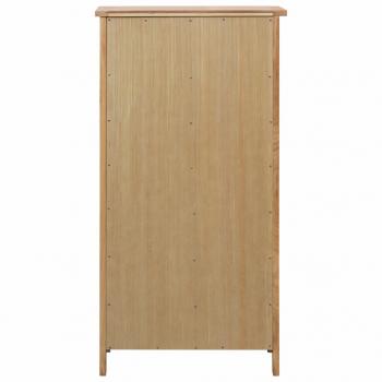 Schuhschrank 76 x 37 x 105 cm Massivholz Eiche