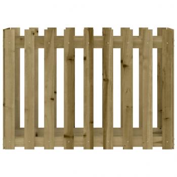 Hochbeet Lattenzaun-Design 100x50x70 cm Kiefernholz Imprägniert