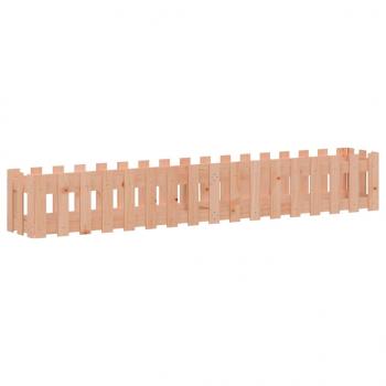 Hochbeet Lattenzaun-Design 200x30x30 cm Massivholz Douglasie