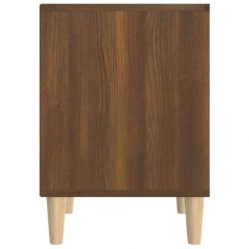 Nachttische 2 Stk. Braun Eichen-Optik 40x35x50 cm