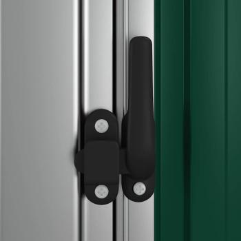 Geräteschuppen Grün 118,5x97x209,5 cm Verzinkter Stahl