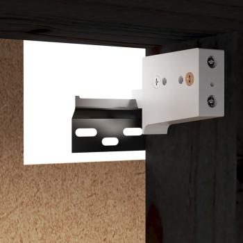 ARDEBO.de - Wandschrank Schwarz 60x30x35 cm Massivholz Kiefer
