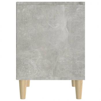 Nachttische 2 Stk. Betongrau 40x35x50 cm