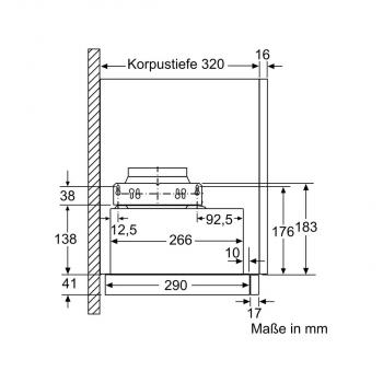 Siemens LI64LB531 EEK: A iQ300 Flachschirmhaube, 60 cm breit, LED, Intensivstufe, silbermetallic