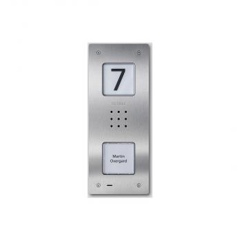 ARDEBO.de Siedle CAU 850-1-0 E Audio-Türstation Siedle Compact Unterputz, 1 Familienhaus, Edelstahl (210009117-00)