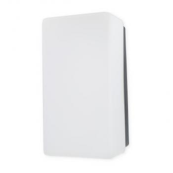RZB Rechteck Opalglasleuchte, 60W, E27, IP 44, schwarz (21146.003)