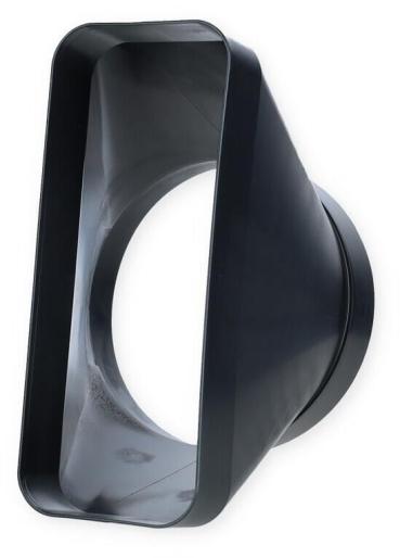 Siemens HZ9VDSI0 Adapterstück, rund-flach, schwarz