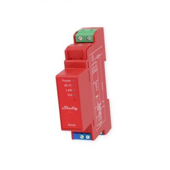 Shelly Pro 1PM Relaisschalter, mit Leistungsmessung, WLAN, Bluetooth, LAN, 1-Kanal, 1x 16A, Hutschiene (Shelly_Pro_1PM)