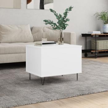 ARDEBO.de - Couchtisch Weiß 60x44,5x45 cm Holzwerkstoff