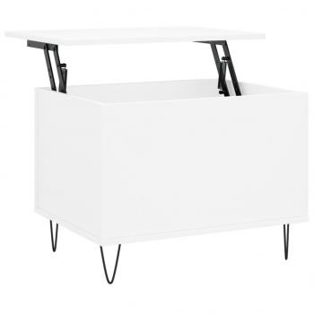 Couchtisch Weiß 60x44,5x45 cm Holzwerkstoff