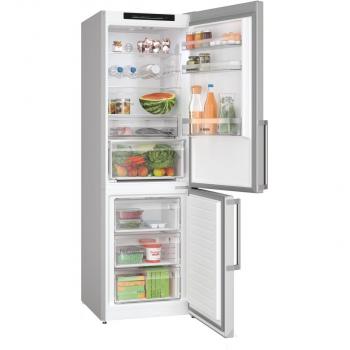 Bosch KGN392LBF Serie 4 Stand Kühl-Gefrierkombination, 60cm breit, 321l, VitaFresh XXL, Edelstahl-Optik