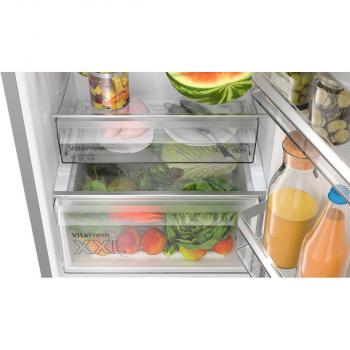 Bosch KGN392LBF Serie 4 Stand Kühl-Gefrierkombination, 60cm breit, 321l, VitaFresh XXL, Edelstahl-Optik