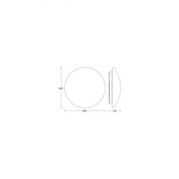 Steinel RS PRO P3 LED Innenleuchte, ohne Sensor, 3000K, weiß (056131)