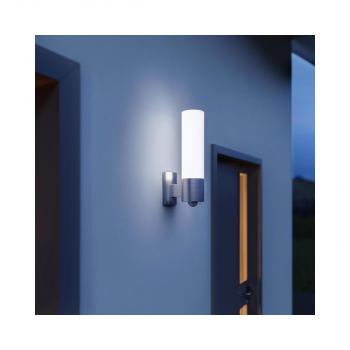 Steinel L 260 S Sensor-LED-Außenleuchte, IP44, edelstahl (007874)