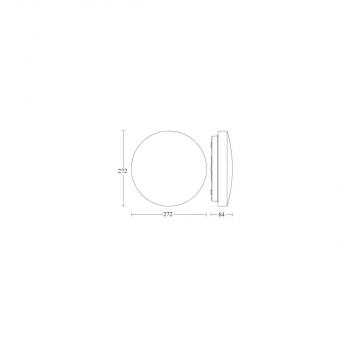 Steinel RS PRO P1 flat S Sensor-LED-Innenleuchte, 3000K, weiß (069681)
