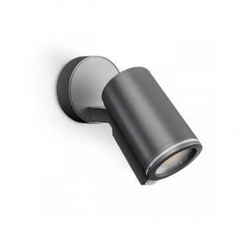 ARDEBO.de Steinel Spot ONE SC Sensor-LED-Strahler, mit Bewegungsmelder, Bluetooth, IP44, anthrazit (058630)