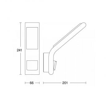 Steinel XLED slim S Sensor-LED-Außenstrahler, anthrazit (012052)