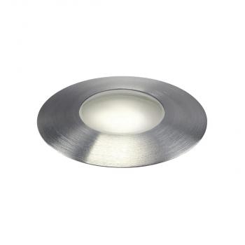 SLV TRAIL-LITE 60 Outdoor Bodeneinbauleuchte, LED, 3000K, IP65, edelstahl 316, Glaseinsatz satiniert (227462)