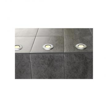 SLV TRAIL-LITE 60 Outdoor Bodeneinbauleuchte, LED, 3000K, IP65, edelstahl 316, Glaseinsatz satiniert (227462)