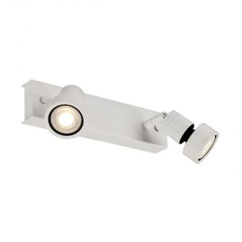 SLV PURI 2, Wand- und Deckenleuchte, zweiflammig, QPAR51, max. 100 W, mit Dekoring, v (147371)