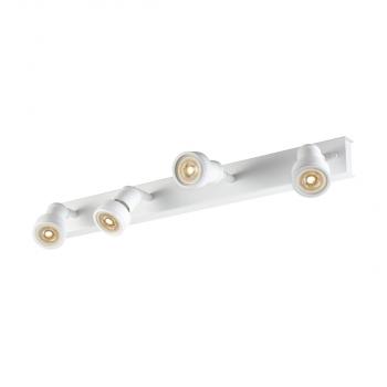 SLV PURI CW, Indoor Wand- und Deckenaufbauleuchte, quad, QPAR51, 4x50W, weiß (1002030)