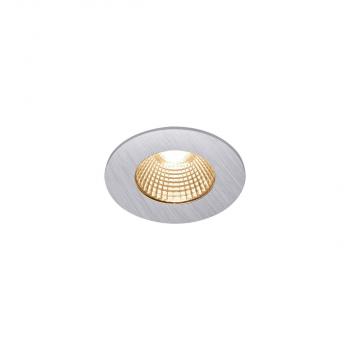 ARDEBO.de SLV PATTA-I LED Deckeneinbauleuchte, rund, IP65, 1800-3000K, silber (1002100)