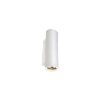 ARDEBO.de SLV PLASTRA Wandleuchte, QPAR51, rund, Tube, weißer Gips, max. 70W (148060)