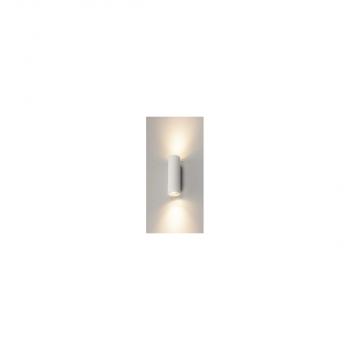 SLV PLASTRA Wandleuchte, QPAR51, rund, Tube, weißer Gips, max. 70W (148060)
