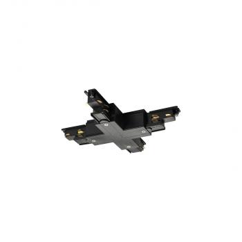 ARDEBO.de SLV S-TRACK DALI X-Verbinder für 3Phasen-Hochvolt-Aufbauschiene, schwarz (1002655)