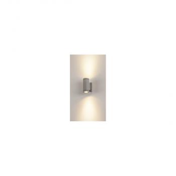 SLV MYRA UP/DOWN Outdoor Wandleuchte, QPAR51, IP55, grau, max. 70W (233114)