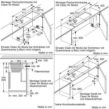 Siemens LZ11IXC16 Air Plus Umluftset