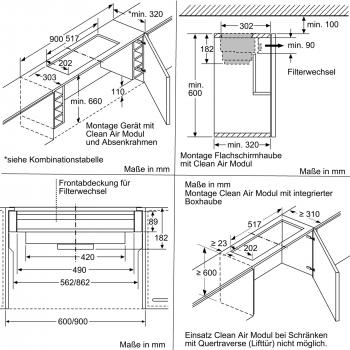 Siemens LZ11IXC16 Air Plus Umluftset