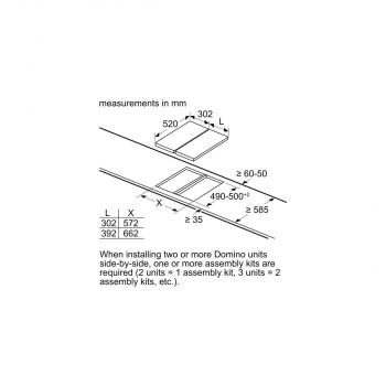 Siemens ET375CFA1E iQ300 Domino-Kochfeld, Glaskeramik, 30 cm breit, Facetten-Design, schwarz