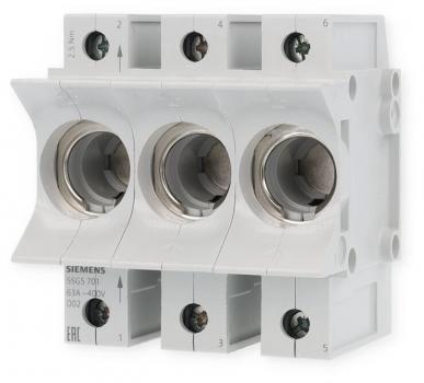 ARDEBO.de Siemens 5SG5701 Neozed-Sicherungssockel D02/63A 3-polig