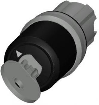 Siemens 3SU1050-5BF01-0AA0 Schlüsselschalter, 2 Schaltstellungen, Metall (3SU10505BF010AA0)