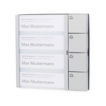Siedle TM 611-04 SM Tasten-Modul, silber-metallic (200022042-00)