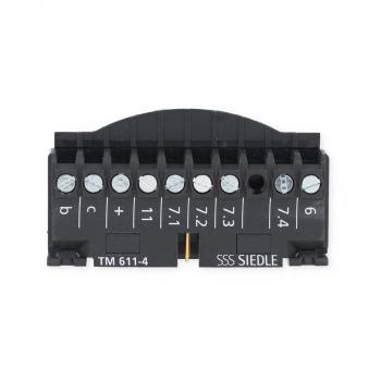 Siedle TM 611-04 SM Tasten-Modul, silber-metallic (200022042-00)